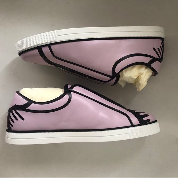 NIB Fendi x Joshua Vides FF Logo Slip-On Sneaker - Picture 8 of 16